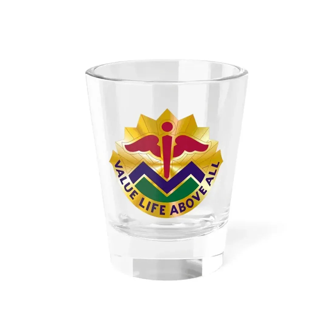 5502 US Hospital (U.S. Army) Shot Glass 1.5oz 1.5oz - Go Mug Yourself
