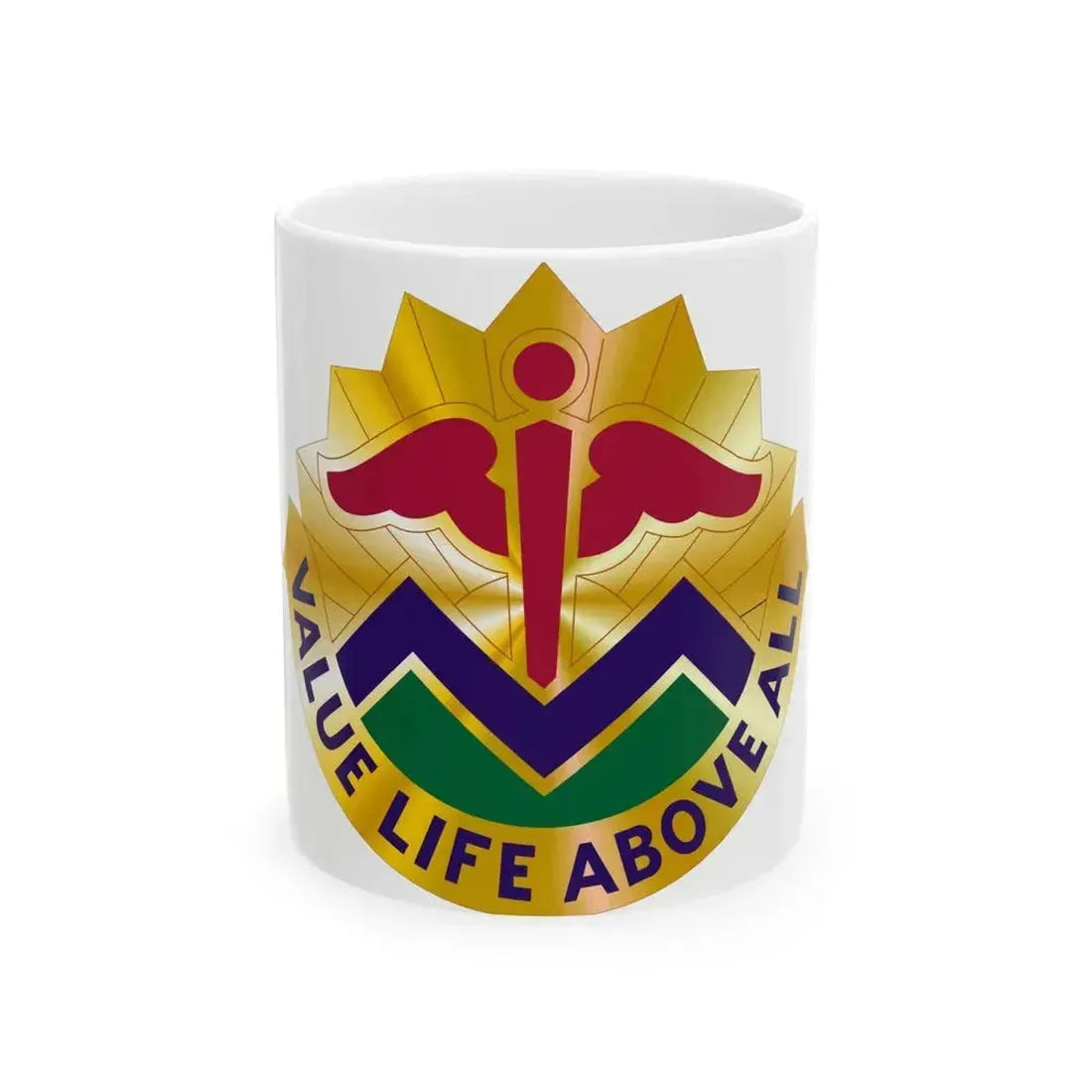 5502 US Hospital (U.S. Army) White Coffee Mug 11oz - Go Mug Yourself