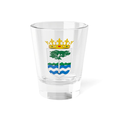Escudo de la Provincia de Río Muni (Equatorial Guinea) (Coat of Arms) Shot Glass 1.5oz