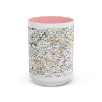 USA - Southwest (1992) (Map) Accent Coffee Mug
