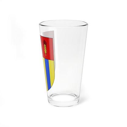 PerlyCertoux-coat of arms (Switzerland) (Coat of Arms) Pint Glass 16oz