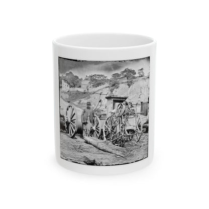 Richmond, Va. Fire Engine No. 3 (U.S. Civil War) White Coffee Mug
