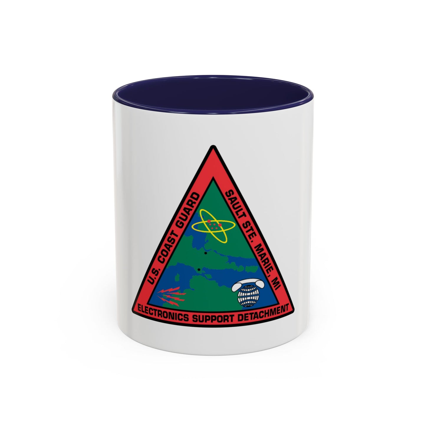 USCG ESD Sault SteMarie MI (U.S. Coast Guard) Accent Coffee Mug