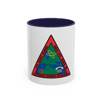 USCG ESD Sault SteMarie MI (U.S. Coast Guard) Accent Coffee Mug