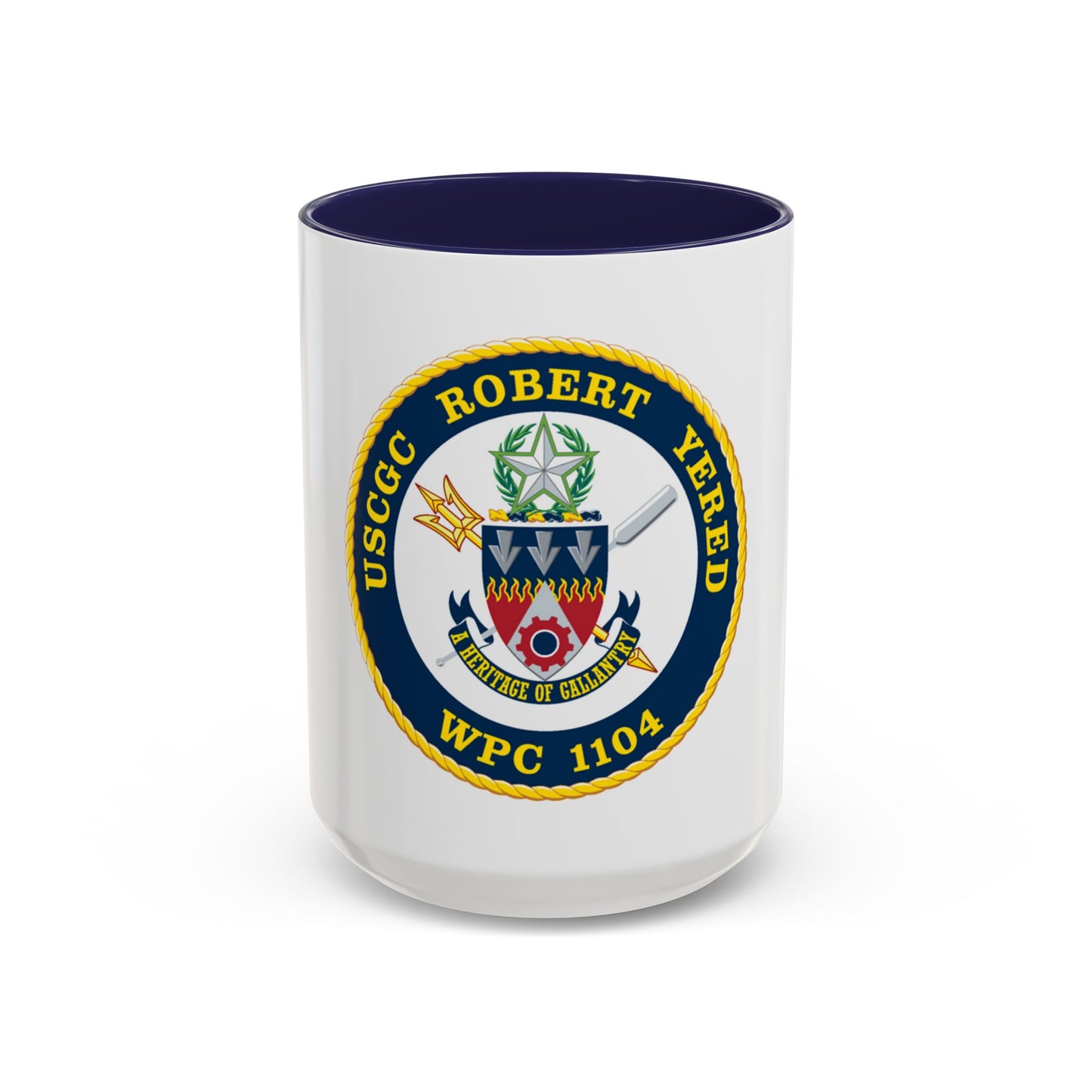 USCGC ROBERT YERED WPC 1104 (U.S. Coast Guard) Accent Coffee Mug