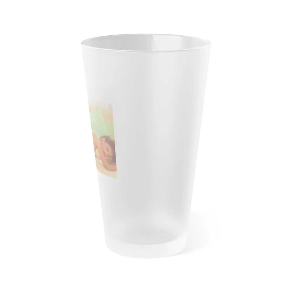 Ola Ray #113 (Vintage Female Icon) Frosted Pint 16oz-Go Mug Yourself