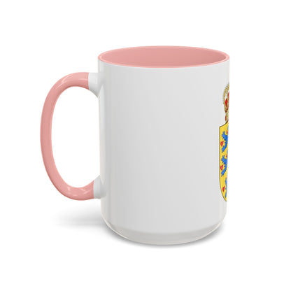 National Coat of arms of Denmark - Accent Coffee Mug