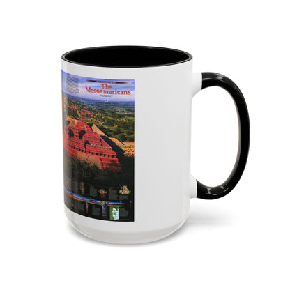 North America - The Mesoamericans (1997) (Map) Accent Coffee Mug