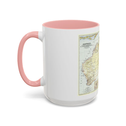 Australia (1948) (Map) Accent Coffee Mug