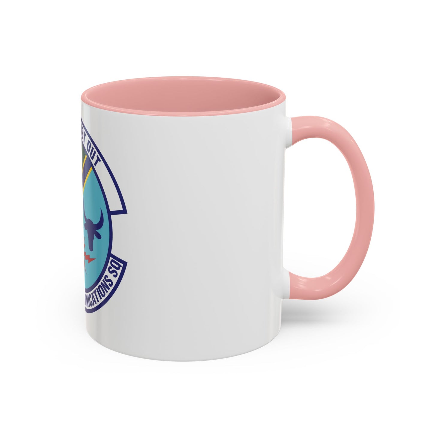 1st Combat Communications Squadron (U.S. Air Force) Accent Coffee Mug