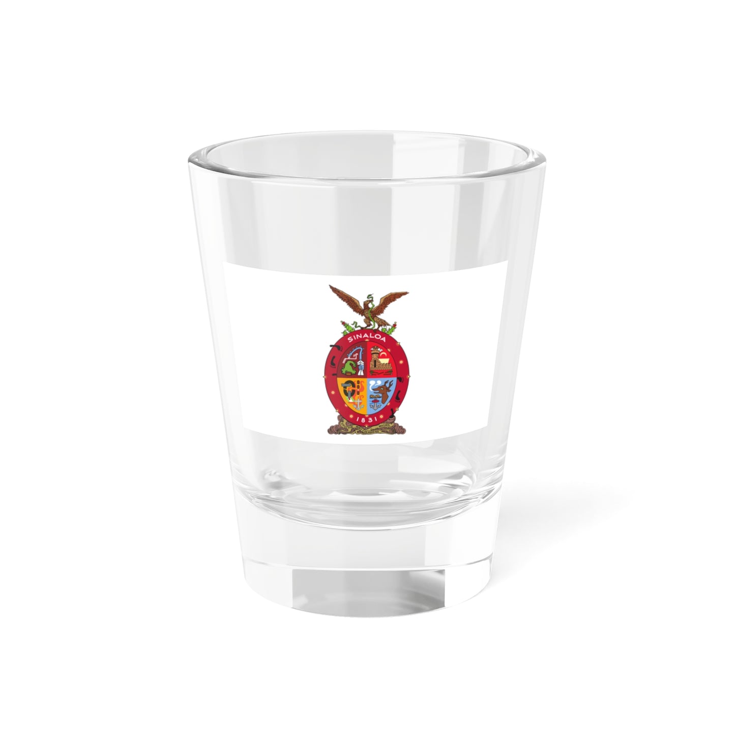 Flag of Sinaloa (Mexico) Shot Glass 1.5oz
