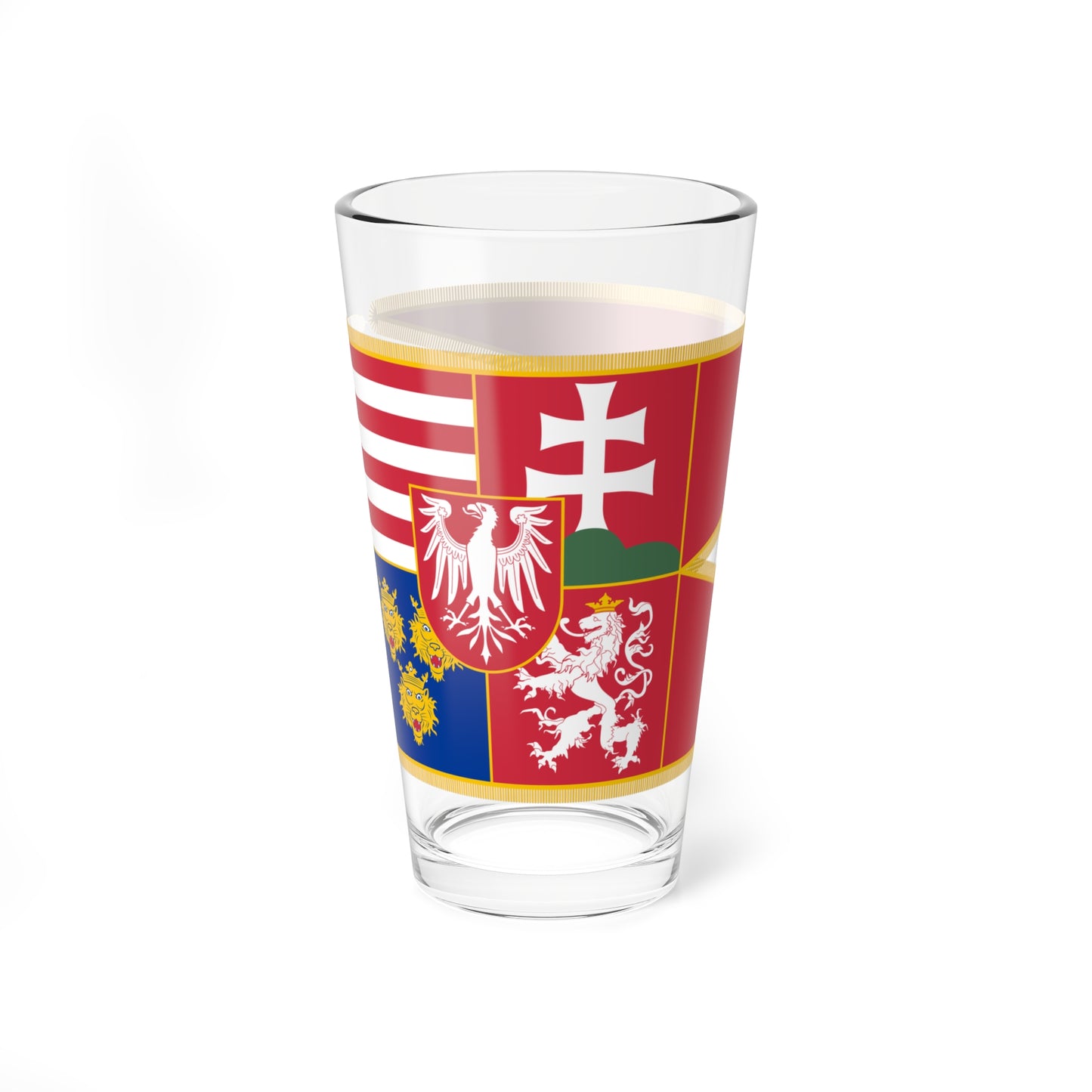 Flag of Louis II of Hungary (Hungary) Pint Glass 16oz