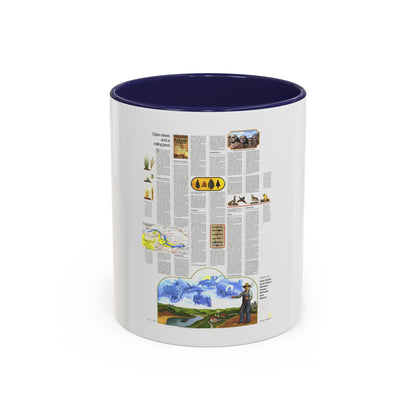USA - North Central States 2 (1974) (Map) Accent Coffee Mug