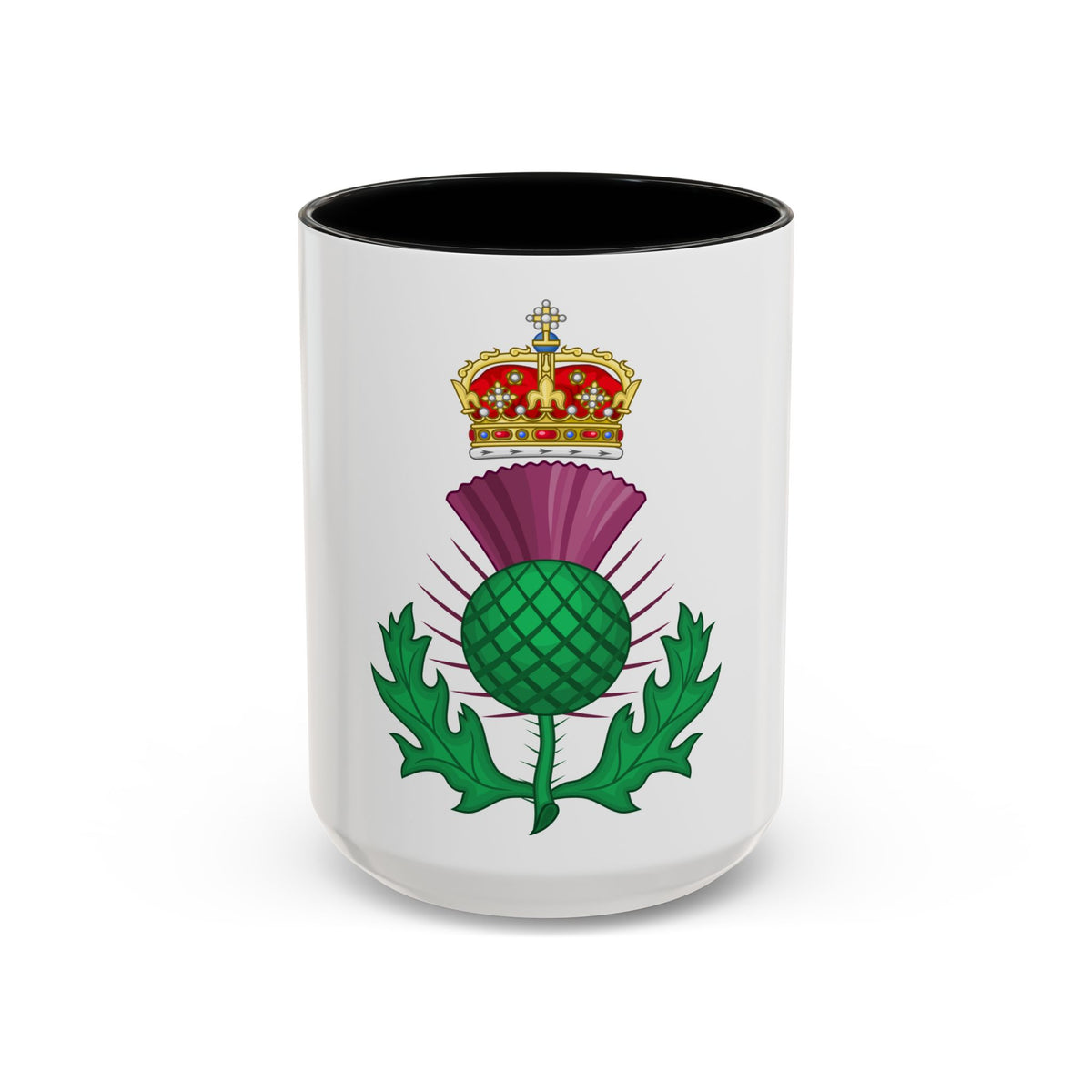 Thistle Royal Badge of Scotland - Accent Coffee Mug
