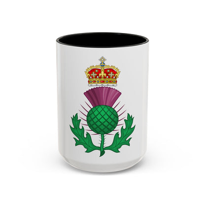 Thistle Royal Badge of Scotland - Accent Coffee Mug