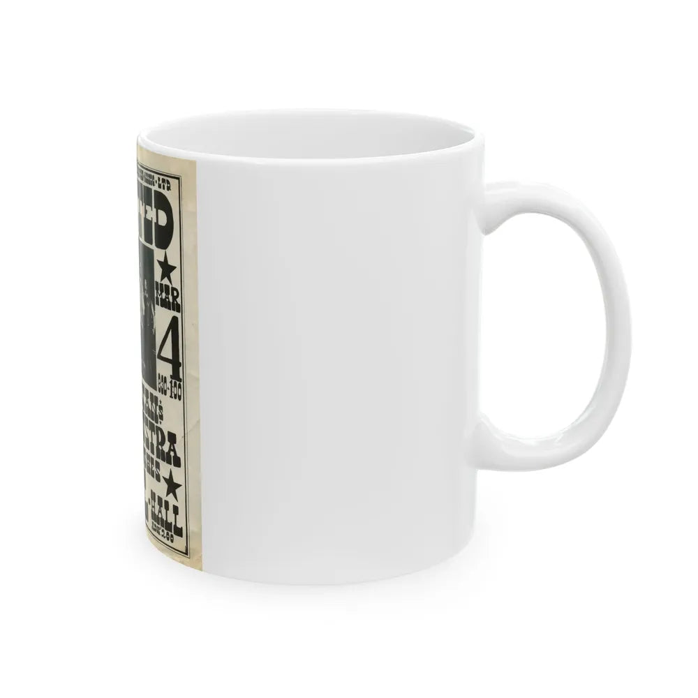 Charlatans - 1966 (Music Poster) White Coffee Mug-Go Mug Yourself