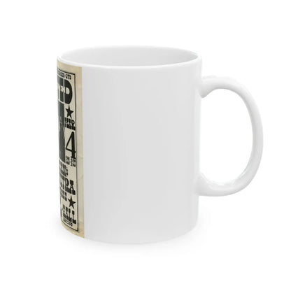 Charlatans - 1966 (Music Poster) White Coffee Mug-Go Mug Yourself