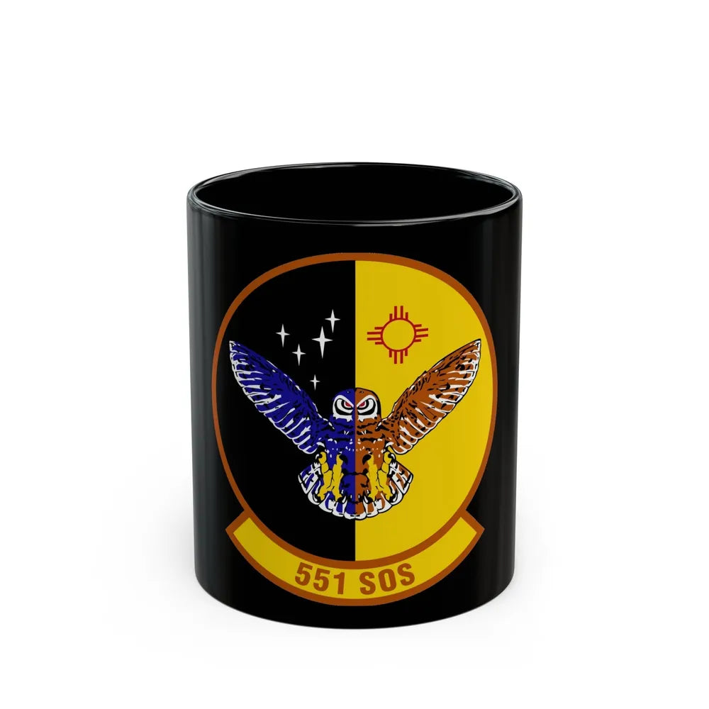 551 Special Operations Squadron (U.S. Air Force) Black Coffee Mug-11oz-Go Mug Yourself