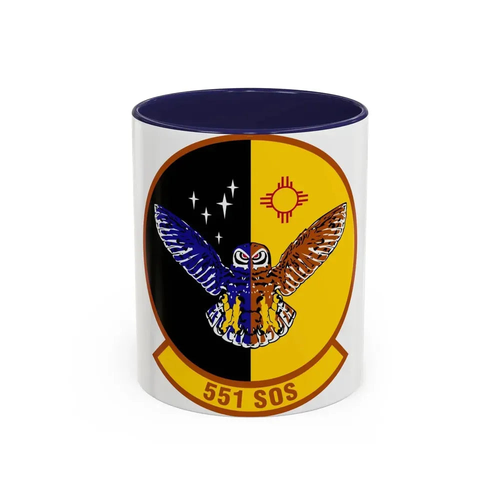 551 Special Operations Squadron (U.S. Air Force) Accent Coffee Mug 11oz Navy - Go Mug Yourself