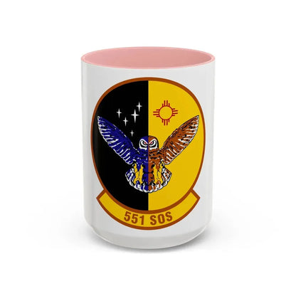 551 Special Operations Squadron (U.S. Air Force) Accent Coffee Mug 15oz Pink - Go Mug Yourself