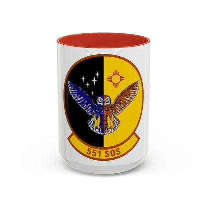 551 Special Operations Squadron (U.S. Air Force) Accent Coffee Mug 15oz Red - Go Mug Yourself