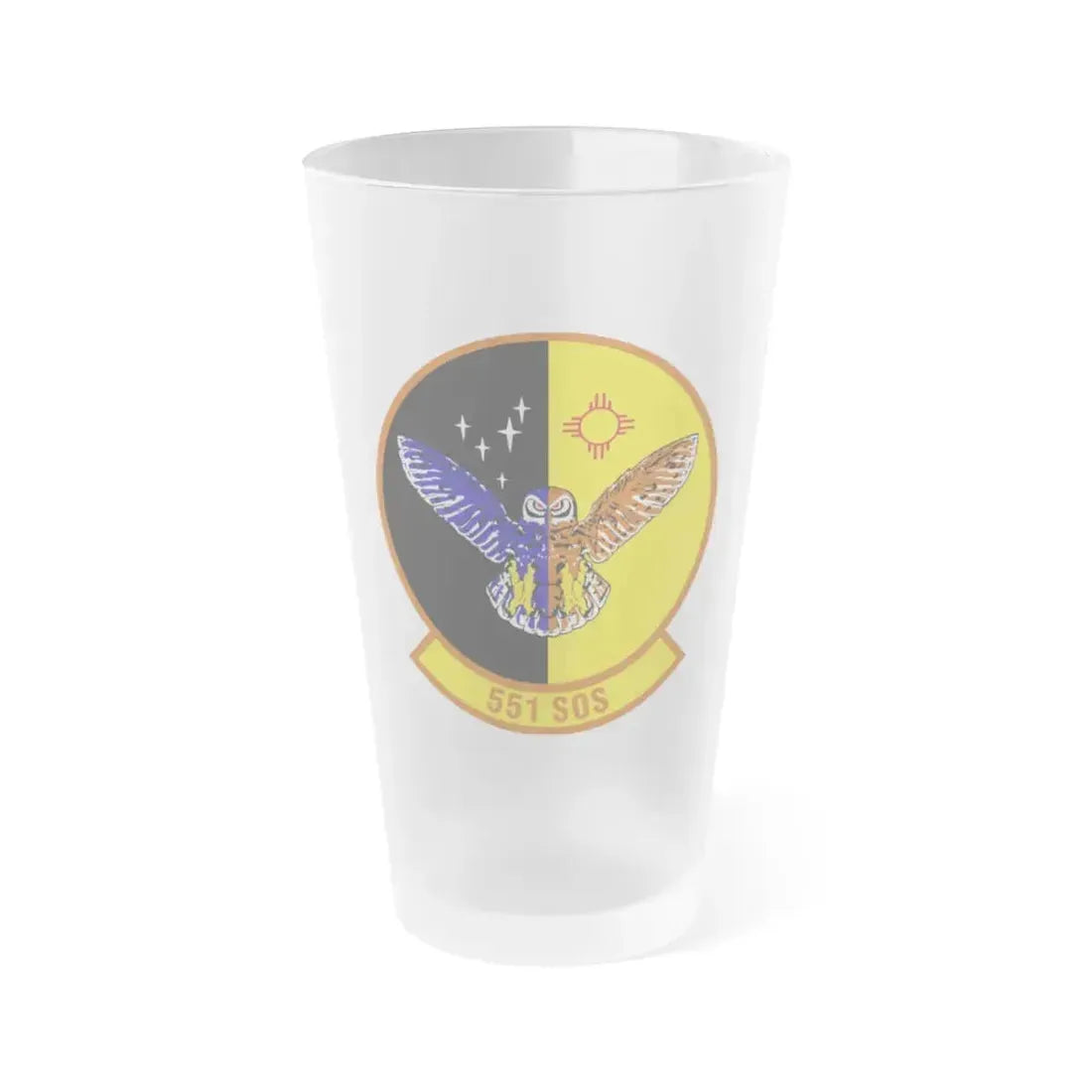 551 Special Operations Squadron (U.S. Air Force) Frosted Pint Glass 16oz 16oz Frosted - Go Mug Yourself