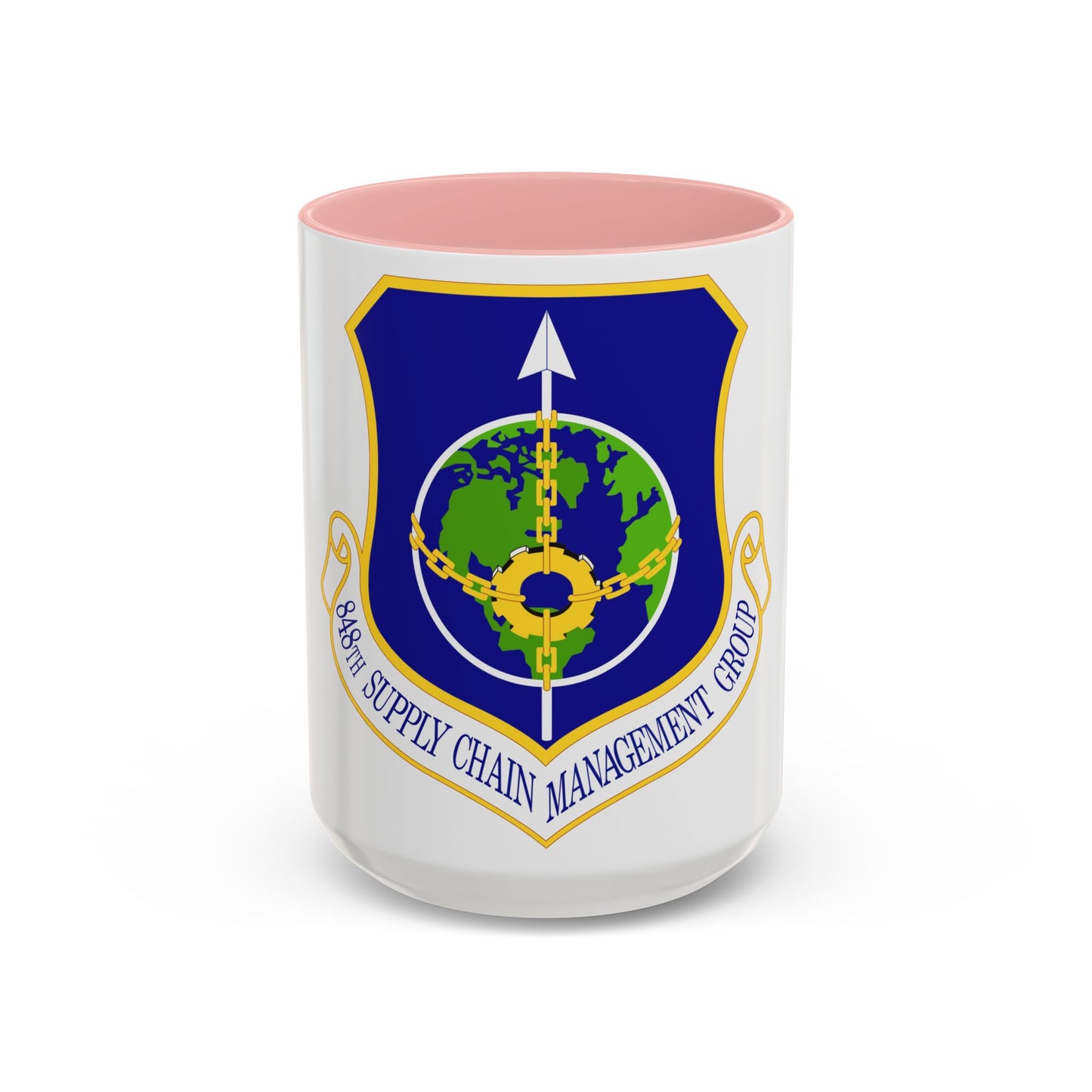 848 Supply Chain Management Group AFMC (U.S. Air Force) Accent Coffee Mug