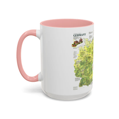 Germany - A Traveller's Map (1991) (Map) Accent Coffee Mug