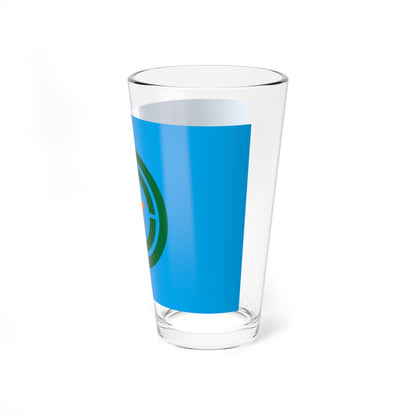 Flag of Kamiyūbetsu Hokkaido 1968-2009 (Japan) Pint Glass 16oz