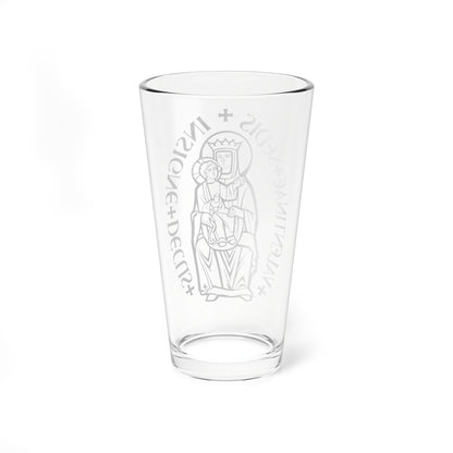 Escudo de la archidiócesis de Valencia (Spain) (Coat of Arms) Pint Glass 16oz