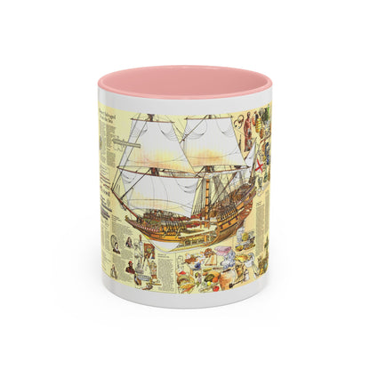 History Salvaged from the Sea (1977) (Map) Accent Coffee Mug