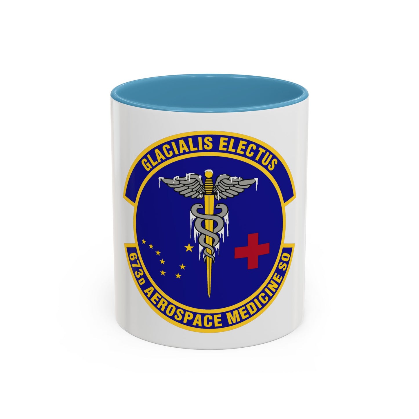 673d Aerospace Medicine Squadron (U.S. Air Force) Accent Coffee Mug