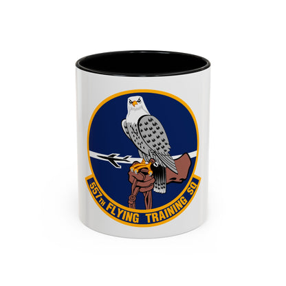 557 Flying Training Squadron AETC (U.S. Air Force) Accent Coffee Mug