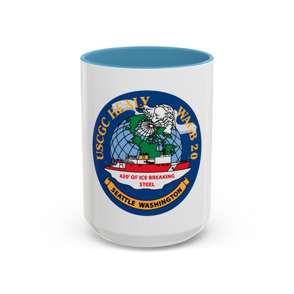 USCGC Healy WAGB 20 Seattle Wash (U.S. Coast Guard) Accent Coffee Mug