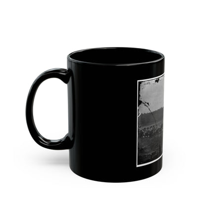 Berlin (Now Brunswick), Md. Pontoon Bridge And Ruins Of The Stone Bridge (U.S. Civil War) Black Coffee Mug