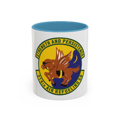 314th Air Refueling Squadron (U.S. Air Force) Accent Coffee Mug