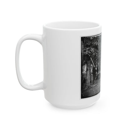 Bealeton, Va. Drum Corps, 93d New York Infantry (U.S. Civil War) White Coffee Mug