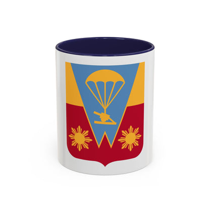 674th Airborne Field Artillery Battalion v2 (U.S. Army) Accent Coffee Mug
