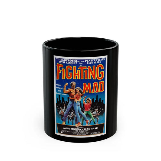 FIGHTING MAD (DEATH FORCE) 1978 Movie Poster - Black Coffee Mug-11oz-Go Mug Yourself