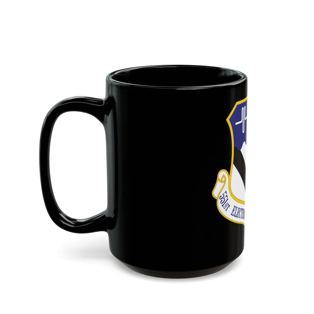 551st Electronic Systems Wing (U.S. Air Force) Black Coffee Mug-Go Mug Yourself