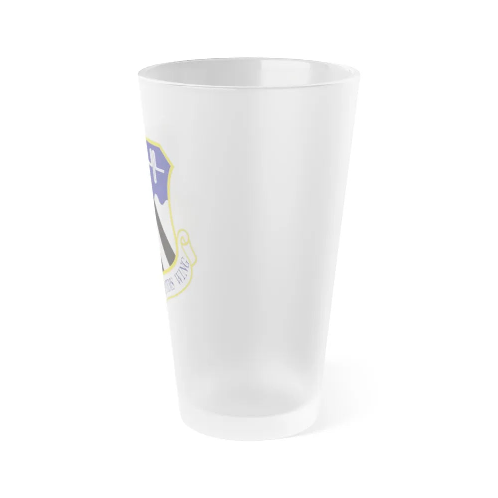 551st Electronic Systems Wing (U.S. Air Force) Frosted Pint Glass 16oz-Go Mug Yourself