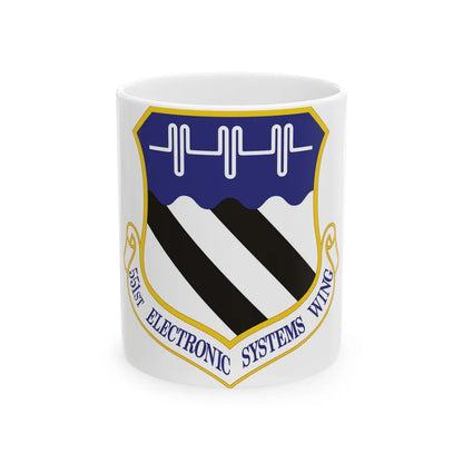 551st Electronic Systems Wing (U.S. Air Force) White Coffee Mug-11oz-Go Mug Yourself