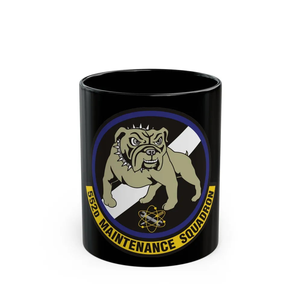 552 Maintenance Squadron ACC (U.S. Air Force) Black Coffee Mug-11oz-Go Mug Yourself