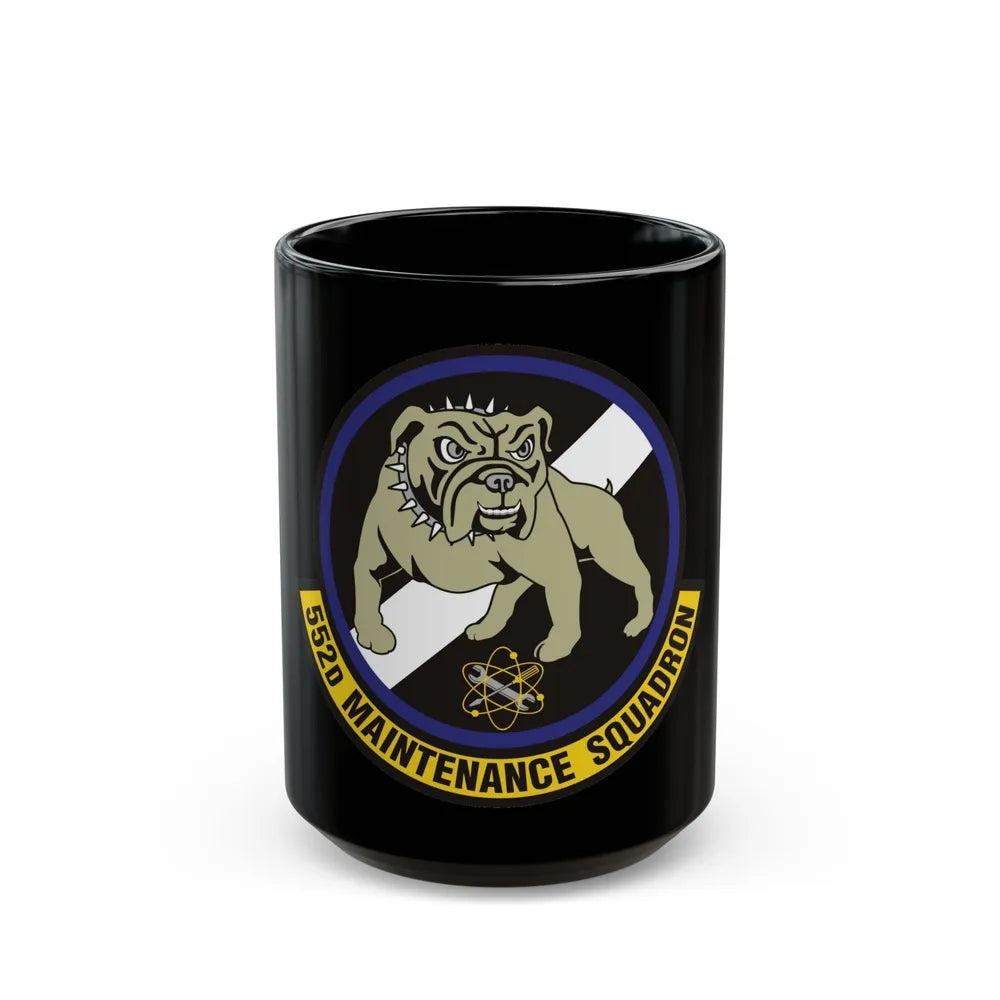 552 Maintenance Squadron ACC (U.S. Air Force) Black Coffee Mug-15oz-Go Mug Yourself