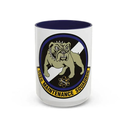 552 Maintenance Squadron ACC (U.S. Air Force) Accent Coffee Mug 15oz Navy - Go Mug Yourself