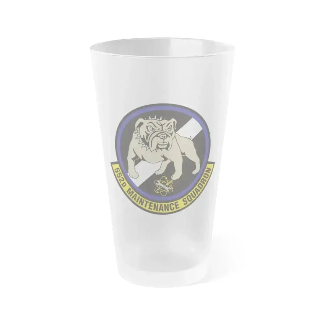 552 Maintenance Squadron ACC (U.S. Air Force) Frosted Pint Glass 16oz 16oz Frosted - Go Mug Yourself