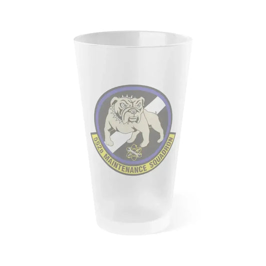 552 Maintenance Squadron ACC (U.S. Air Force) Frosted Pint Glass 16oz 16oz Frosted - Go Mug Yourself