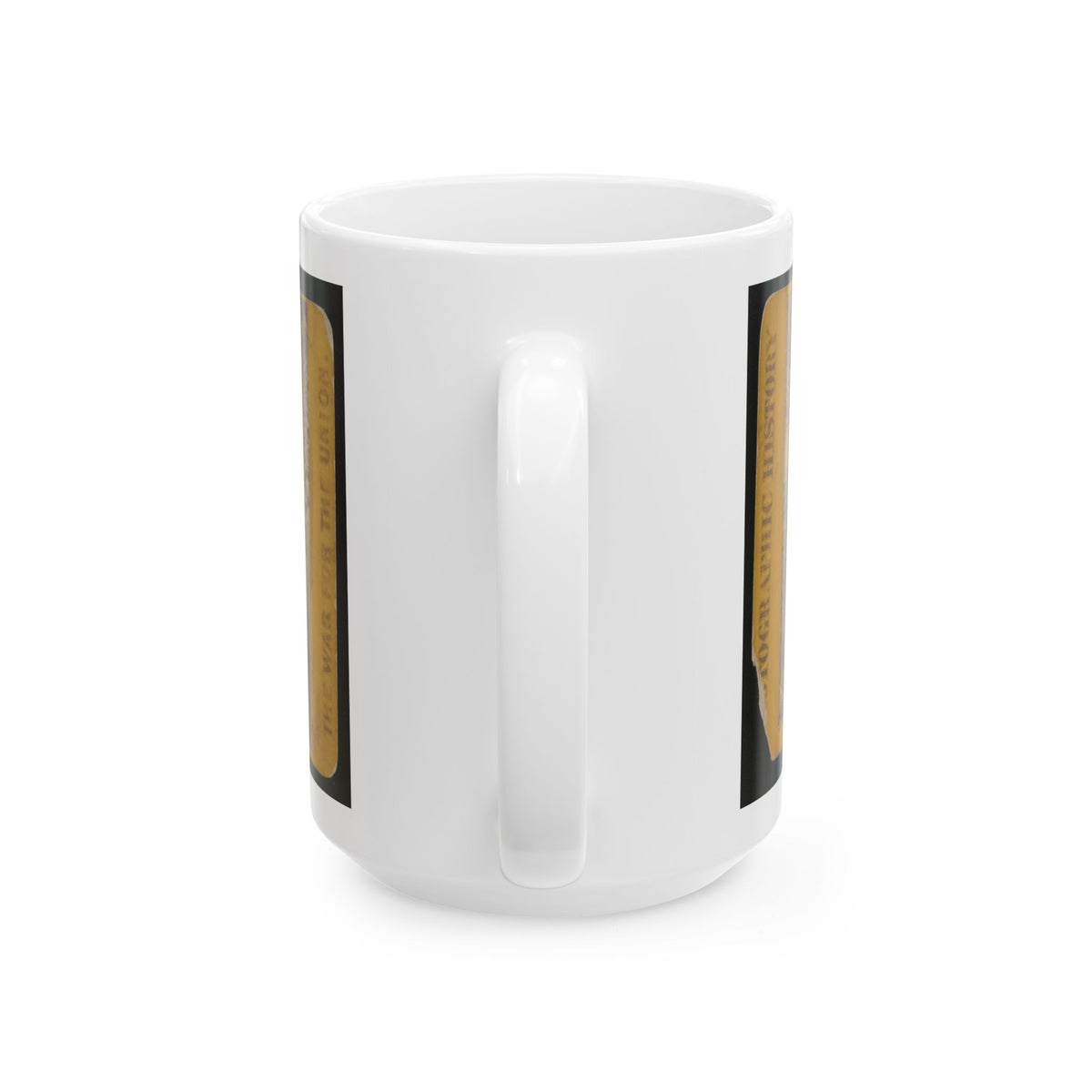 A Dead Rebel Soldier, As He Lay In The Trenches Of Fort Mahone, Called By The Soldiers,  Fort Damnation  ... (U.S. Civil War) White Coffee Mug
