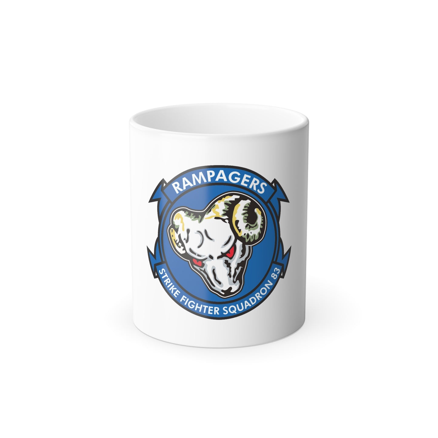 VFA 83 Strike Fighters Sq 83 (U.S. Navy) Color Changing Mug 11oz