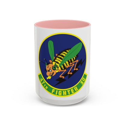 47th Fighter Squadron (U.S. Air Force) Accent Coffee Mug